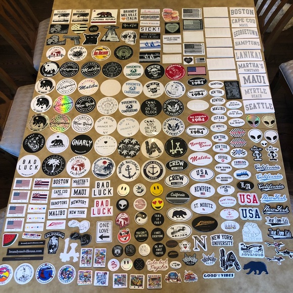 Brandy Melville Accessories - 25 RANDOM BRANDY MELVILLE STICKERS